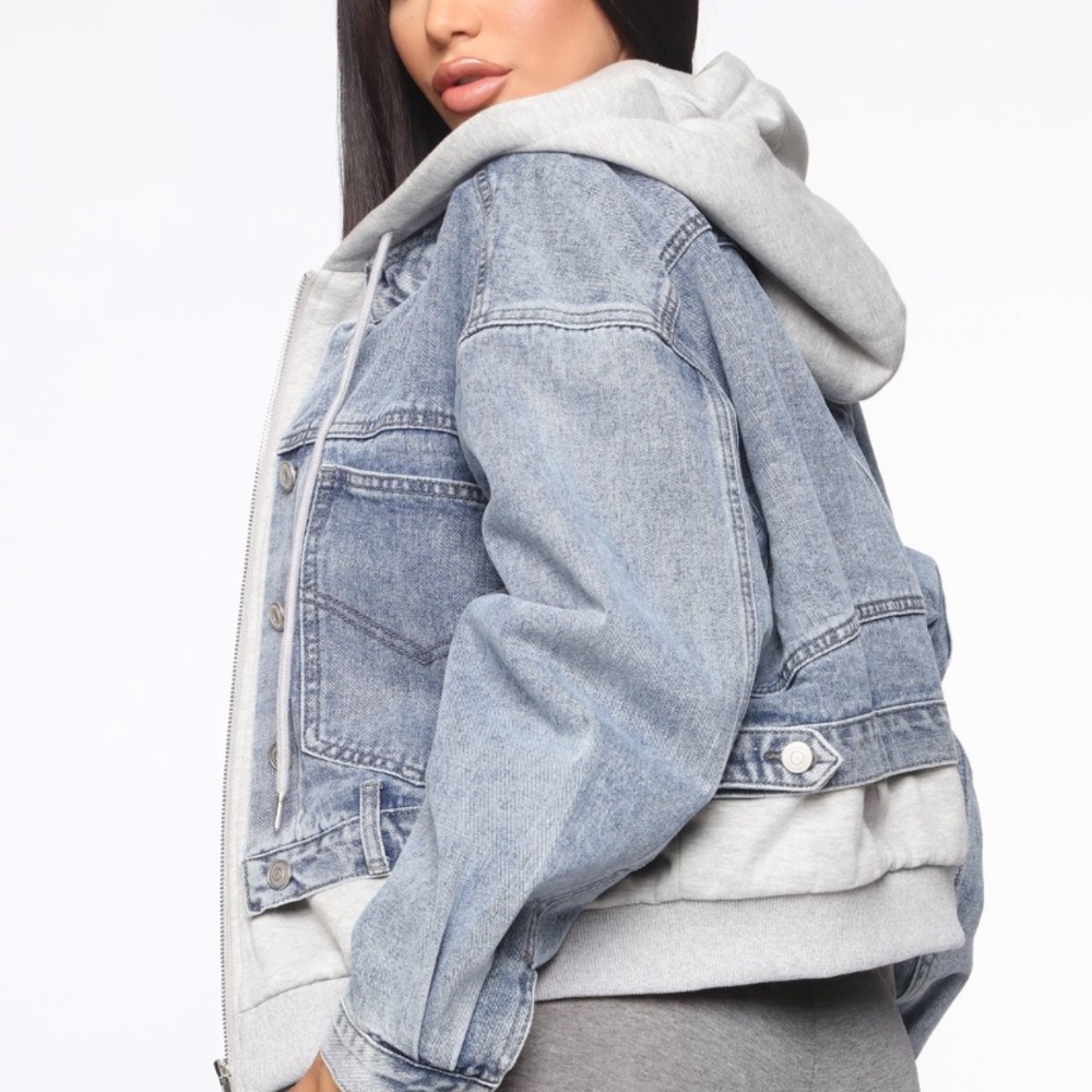 Fashion nova double layer jacket
